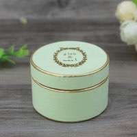 Round Candy Box Wedding Supplies Customized Beautiful Box 